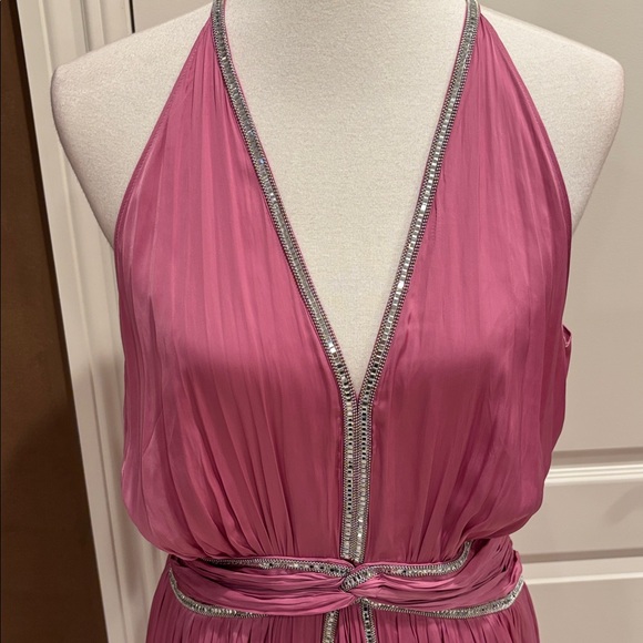 Ramy Brook Elegant Pink Midi Dress - Picture 3 of 12
